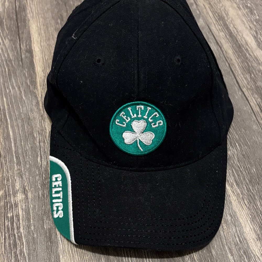 NBA Celtics Black and Green Cap